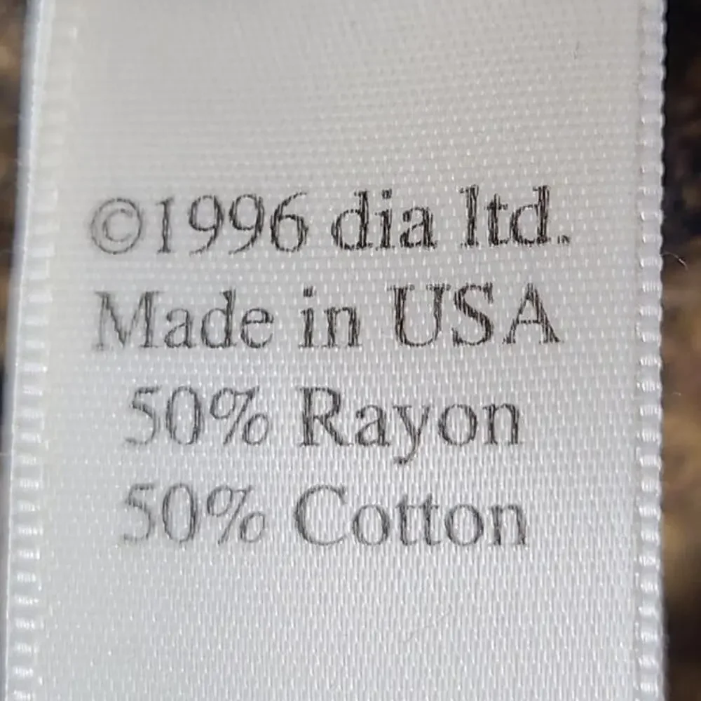 Vintage dia Boutique Brown Knit Sweater with Pockets Women's Oversize S USA 2597 - Picture 5 of 9